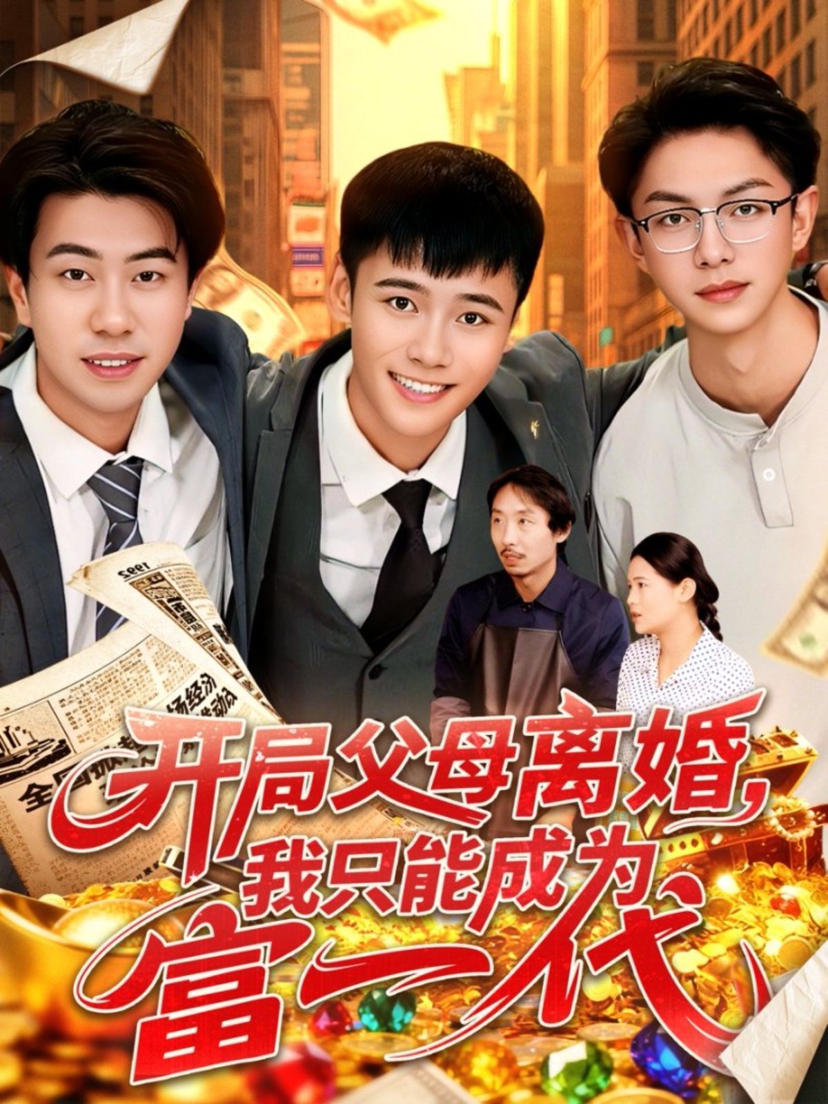 開局父母離婚，我只能成為富一代(全集)